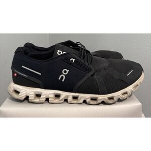 On Cloud 5 Running Athletic Black Sneakers Shoes Mens 12.5